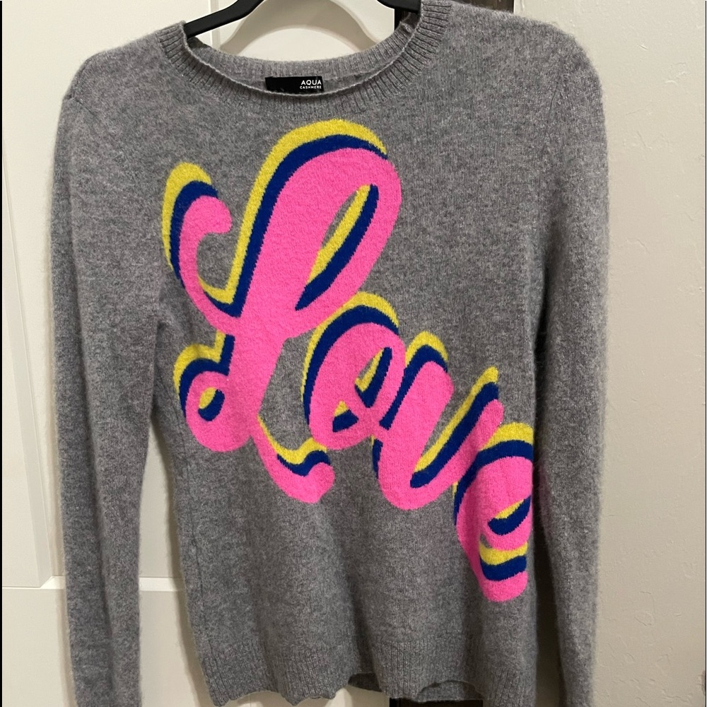 AQUA Cashmere Sweater